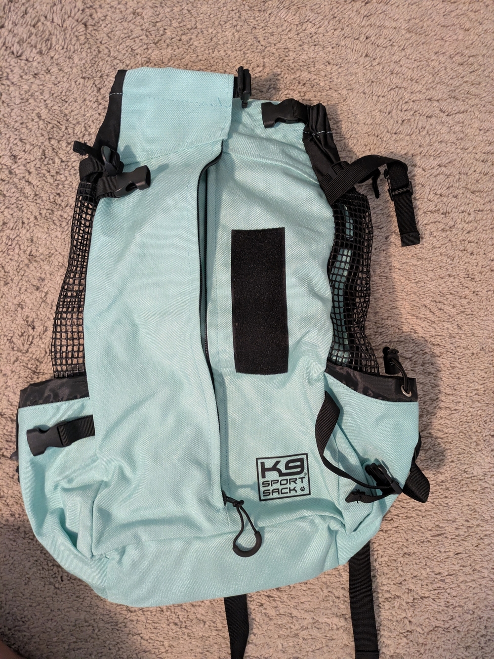 Mint green K9 Sport Sack Air 2 backpack dog carrier SZ M